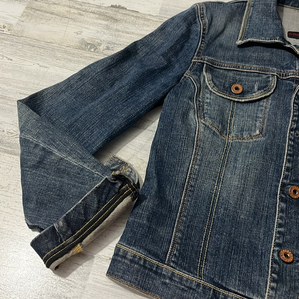 AG Adriano Goldschmied the Alamo Denim Jacket Size Medium - Picture 2 of 13
